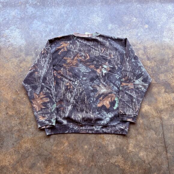 Vintage Essential Boxy Jerzees Camo Sweatshirt - Picture 3 of 3